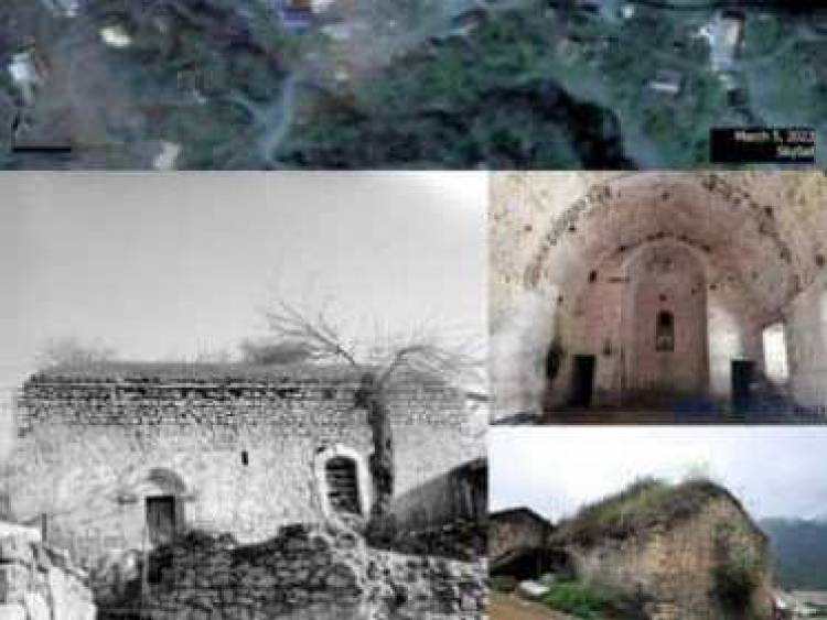 Ադրբեջանը հիմնահատակ ավերել է Հադրութի շրջանի Մոխրենիս գյուղի Սուրբ Սարգիս եկեղեցին