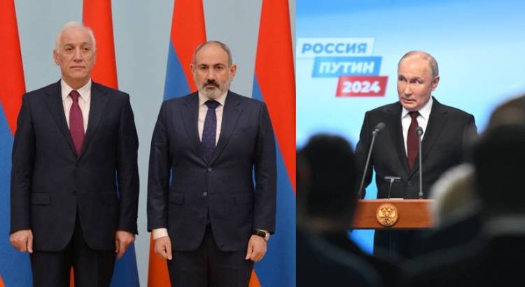 Փաշինյանի ու Խաչատուրյանի՝ Վլադիմիր Պուտինին ուղղված շնորհավորանքի վտանգավոր տողատակերը