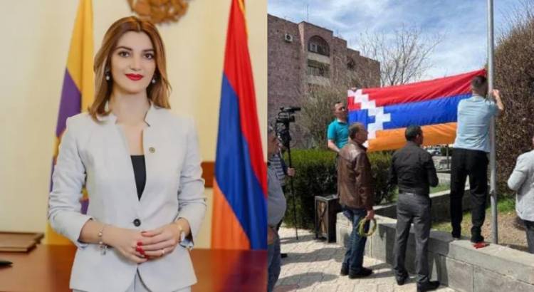 Ինչո՞ւ է Արցախի դրոշը հեռացվել Էջմիածնի գլխավոր հրապարակից